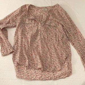 Loft Long Sleeve Floral Top